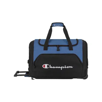 Champion 28" Rolling Duffel Bag In Blue