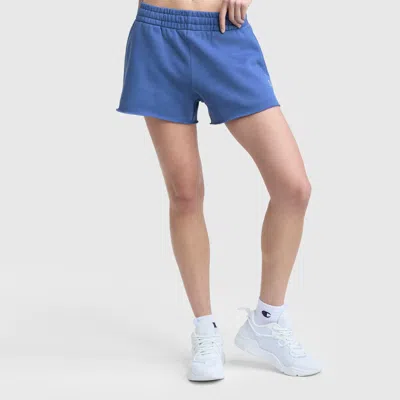 Champion 3" Powerblend Shorts, C Logo In Blue