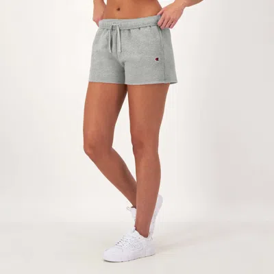 Champion 3" Powerblend Shorts, C Logo In Gray