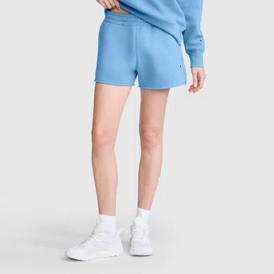 Champion 3" Powerblend Shorts, C Logo In Riviera