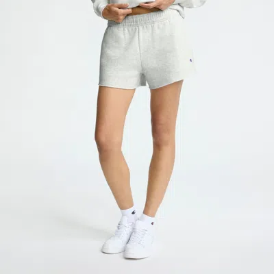 Champion 3" Powerblend Shorts, C Logo In White