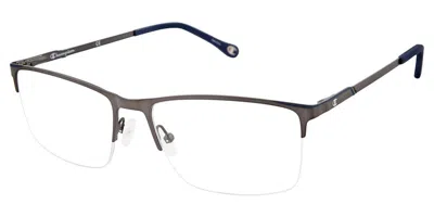 Champion 4016 C02 Men's Glasses Grey Size 58 - Free Lenses - Blue Light Block Available In Multi