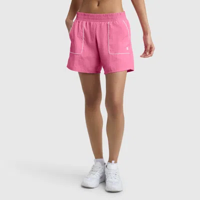 Champion 5" Courtside Short, C Logo In Pink