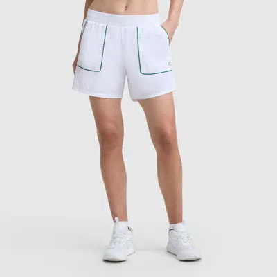 Champion 5" Courtside Short, C Logo In White
