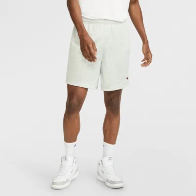 Champion 7" Classic Mesh Shorts, C Logo In White