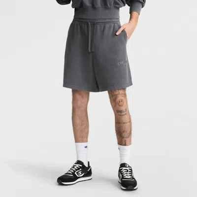Champion 7" Vintage Wash Lightweight Fleece Shorts In Gray