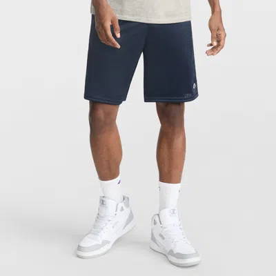 Champion 9" Classic Mesh Shorts, C Logo In Blue