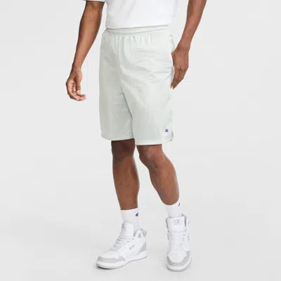 Champion 9" Classic Mesh Shorts, C Logo In White