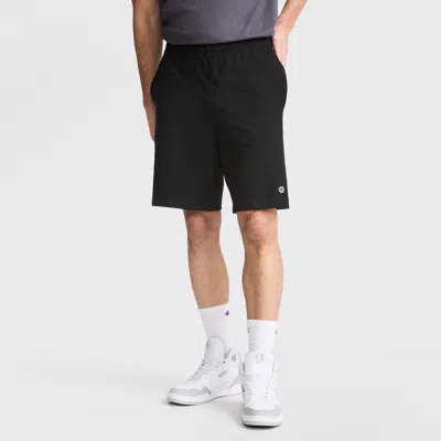 CHAMPION 9" LIGHTWEIGHT LOUNGE SHORTS, C PATCH LOGO