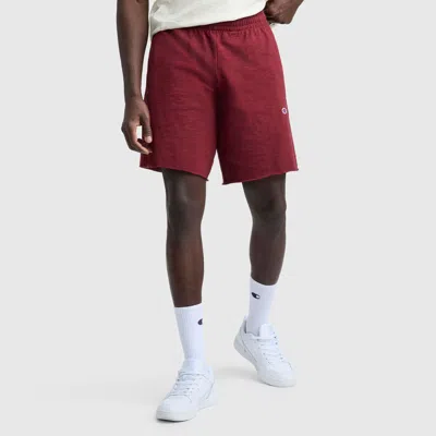 Champion 9" Modern Retro Washed  Shorts, C Logo In Red