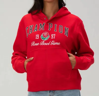 Champion '97 Rose Bowl Hoodie In Red