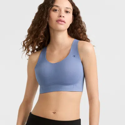 Champion Absolute Lift Sports Bra, C Logo In Blue