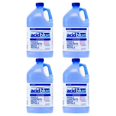 Champion Acid Blue Muriatic Acid For Removal Of Stains On Driveways (4 Pack)