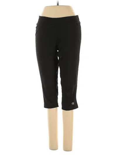 Pre-owned Champion Active Pants In Black