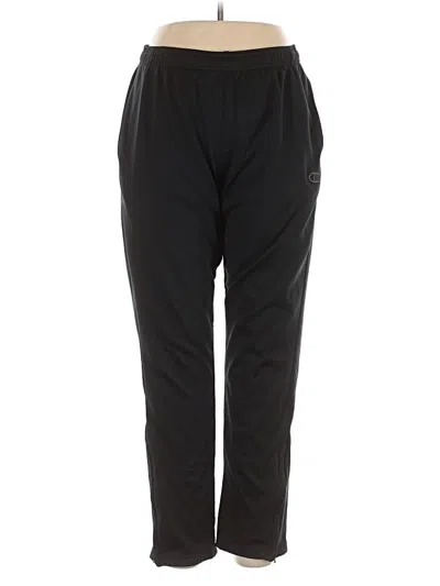 Pre-owned Champion Active Pants In Black