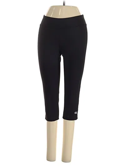 Pre-owned Champion Active Pants In Black