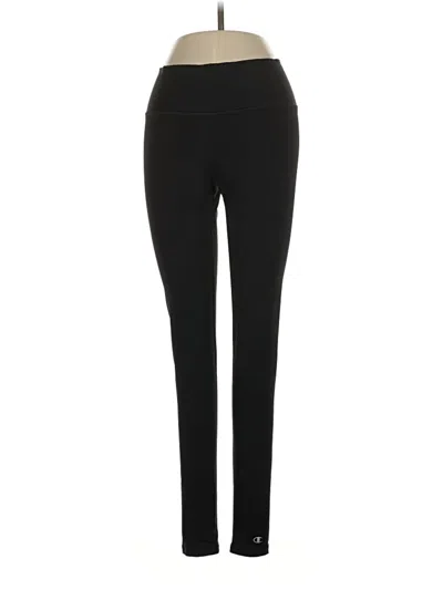 Pre-owned Champion Active Pants In Black