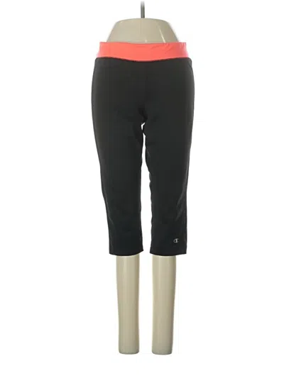 Pre-owned Champion Active Pants In Black