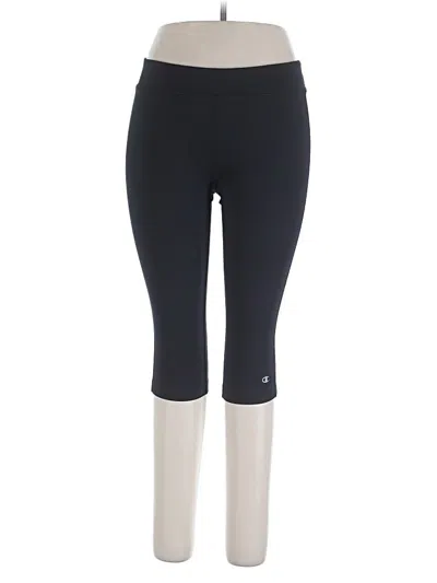 Pre-owned Champion Active Pants In Black