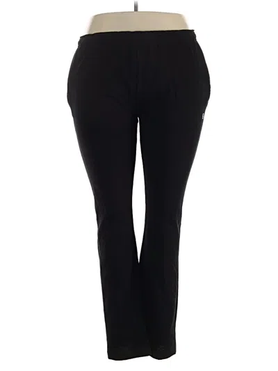 Pre-owned Champion Active Pants In Black