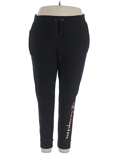 Pre-owned Champion Active Pants In Black