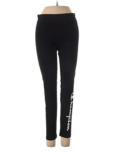 Pre-owned Champion Active Pants In Black