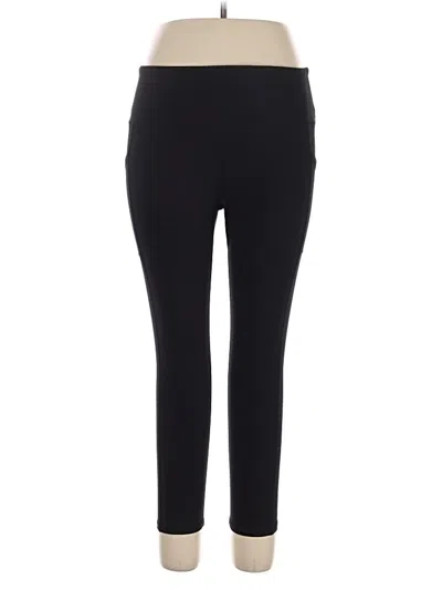 Pre-owned Champion Active Pants In Black