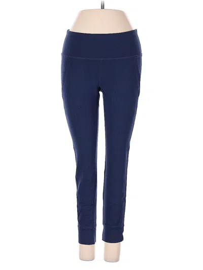 Pre-owned Champion Active Pants In Blue