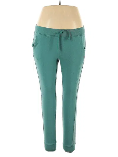 Pre-owned Champion Active Pants In Blue