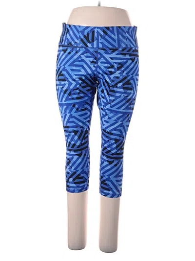 Pre-owned Champion Active Pants In Blue