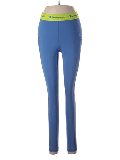 Pre-owned Champion Active Pants In Blue