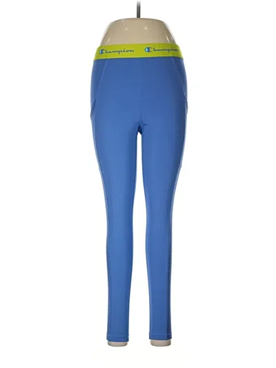 Pre-owned Champion Active Pants In Blue