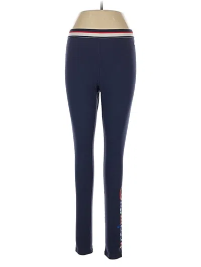 Pre-owned Champion Active Pants In Blue