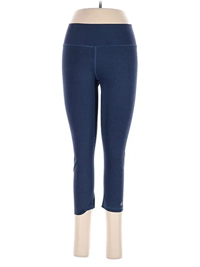 Pre-owned Champion Active Pants In Blue