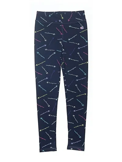 Pre-owned Champion Kids' Active Pants In Blue