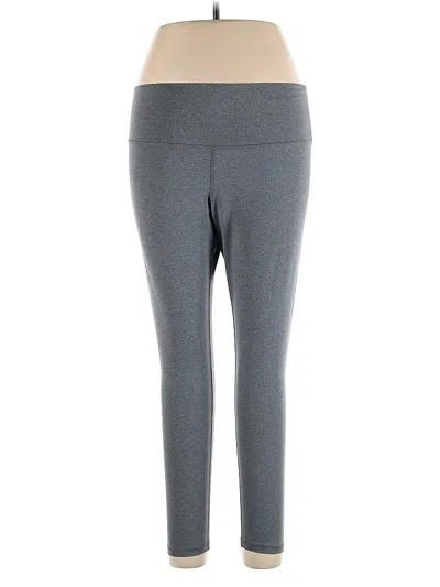 Pre-owned Champion Active Pants In Gray