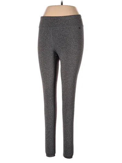 Pre-owned Champion Active Pants In Gray