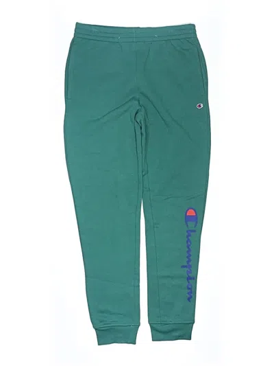 Pre-owned Champion Kids' Active Pants In Green