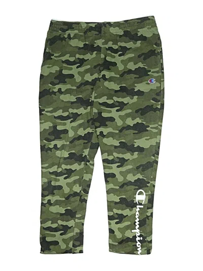 Pre-owned Champion Kids' Active Pants In Green
