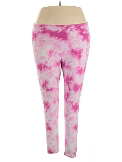 Pre-owned Champion Active Pants In Pink