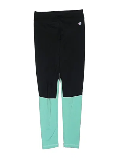Pre-owned Champion Kids' Active Pants In Teal