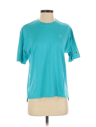 Pre-owned Champion Active T-shirt In Blue