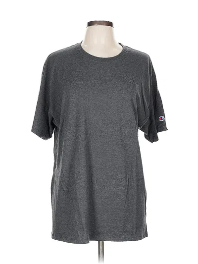 Pre-owned Champion Active T-shirt In Gray