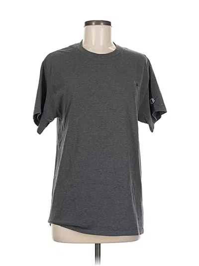 Pre-owned Champion Active T-shirt In Gray