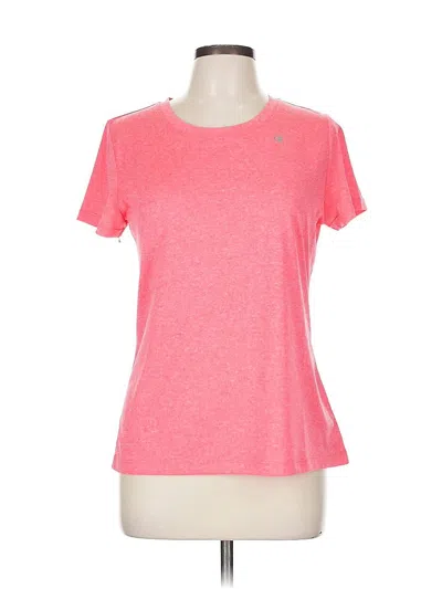 Pre-owned Champion Active T-shirt In Pink