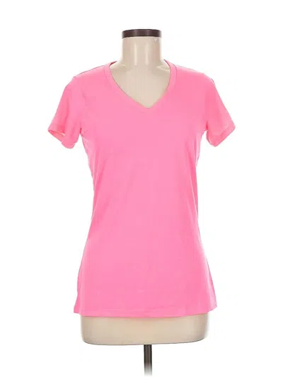 Pre-owned Champion Active T-shirt In Pink
