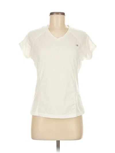 Pre-owned Champion Active T-shirt In White