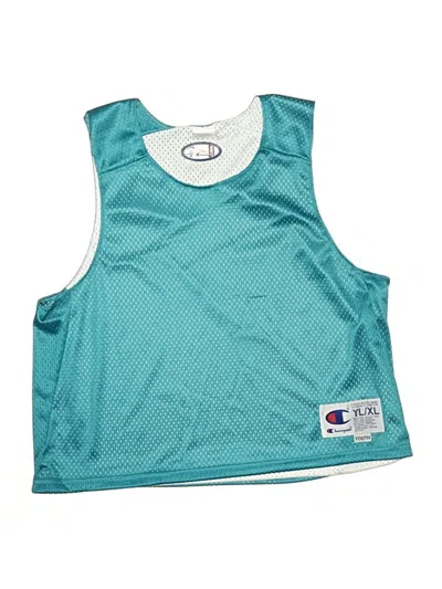 Pre-owned Champion Kids' Active Tank Top In Blue