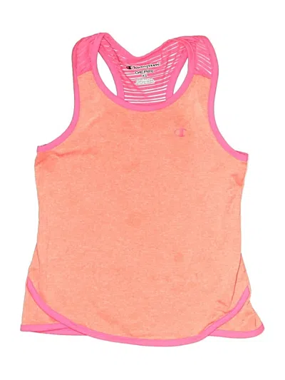 Pre-owned Champion Kids' Active Tank Top In Orange