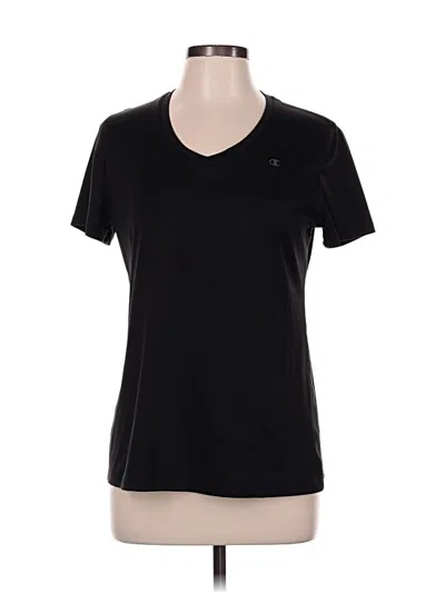 Pre-owned Champion Active T-shirt In Black